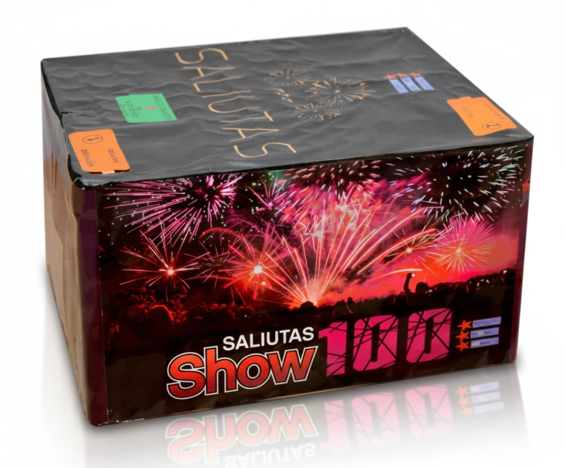 Fejerverkas Saliutas Show 100